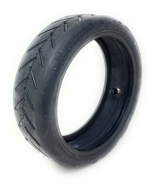 WORLDWIDETRADERS CST Scooter Tube and Tire 8.5 Inch For Xiaomi Mijia M365 Bird, 8.5 x 2 inch Front/Rear Scooter Tire Solid Replacement (set of 2 tube and tire)