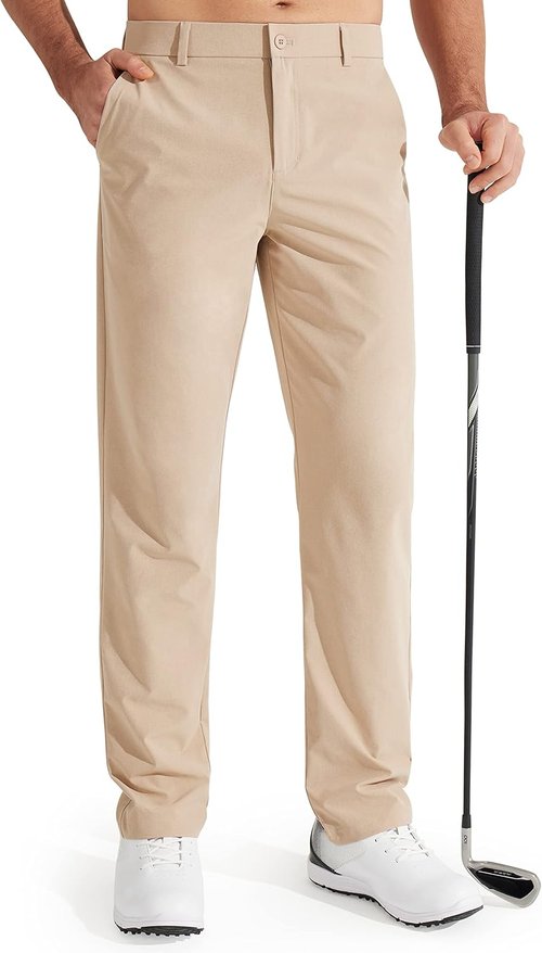 Libin Men's Golf Pants - Quick-Dry Stretch Dress Trousers | Lightweight Casual Comfort in 30"/32"/34" Sizes