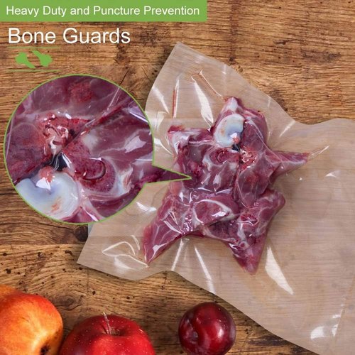 MakMeFre Vacuum Sealer Bags - 8 Pack (4 Rolls of 8"x20' & 4 Rolls of 11"x20') | BPA Free, Puncture Resistant, Ideal for Sous Vide Cooking