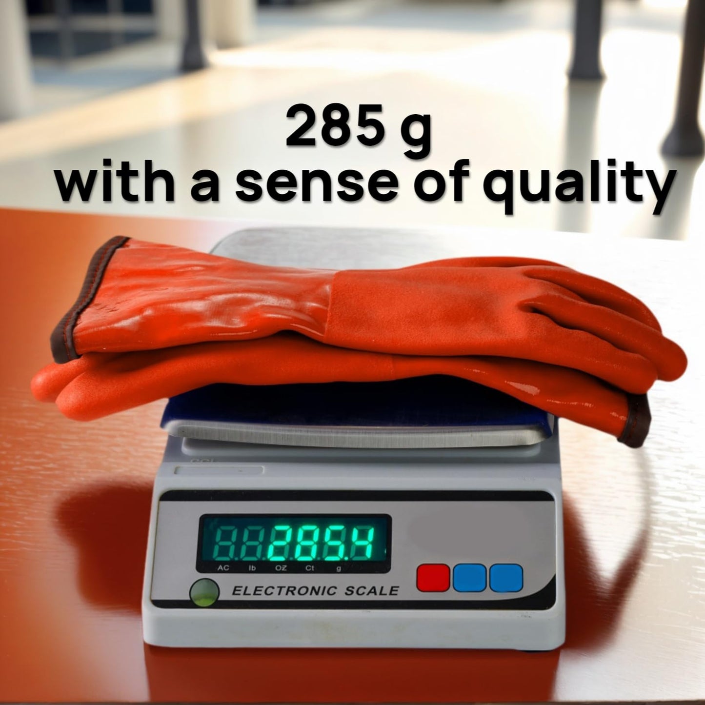 LIICHAAO 1-4Pairs Insulated&Waterproof,Chemical & Oil Resistant, Freezer Work,Warm Gloves,Non-Slip,Ultra Flexible(1 PAIR) (Large (Pack of 1))