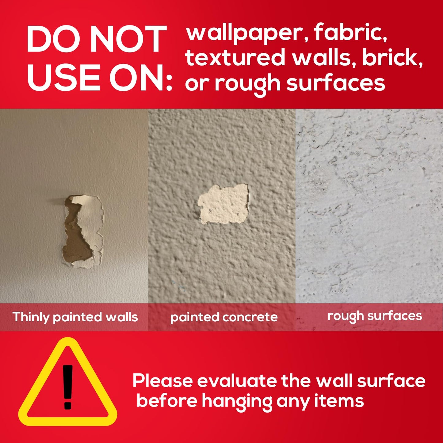 AIERSA Wall Hangers Without Nails,20 Pcs Picture Hangers Without Nails,Hang Pictures Frame On Wall No Nails,Nail Free Stickers for Walls,Drill Free Adhesive Hooks,Adhesive Screwless Screws(10mm)