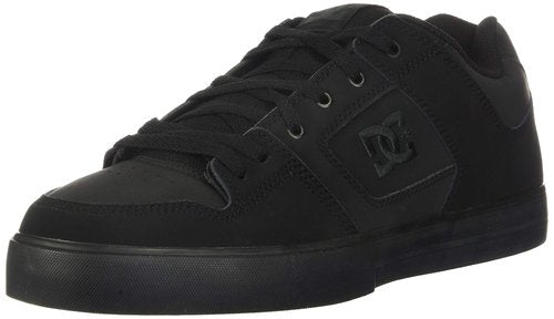 DC Men's Pure Skate Shoe,Black/Pirate Black,7 M US