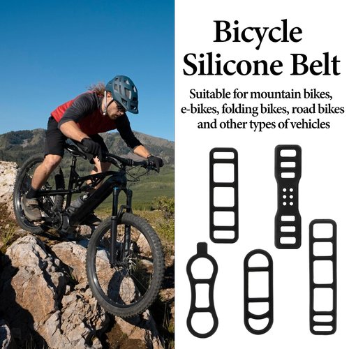 44 Pcs Rubber Straps Bike Flashlight Mount Bike Light Band Bicycle Light Silicone Straps Bike Silicone Mount Band for Cell Phones Speaker Lights Holder Bicycle Handlebar Bicycle Light Sets(Multisize)