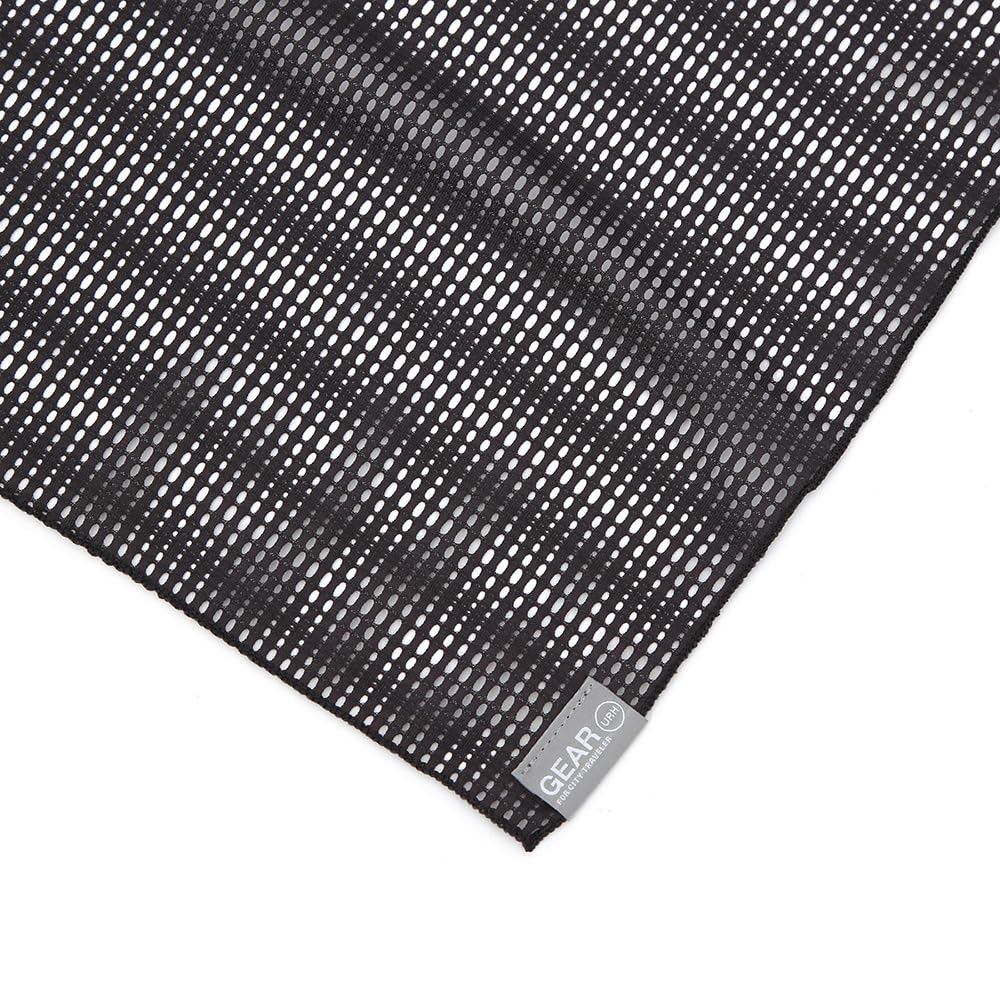 UNDERCONTROL Quick-Dry Mesh Scarf Lightweight Breathable Outdoor Bandana for Hiking, Running, Camping, Gorpcore Style Korea (Charcoal)