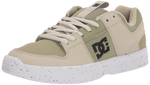 DC Men's Lynx Zero Waste Casual Skate Shoe,TAN/Green,9.5