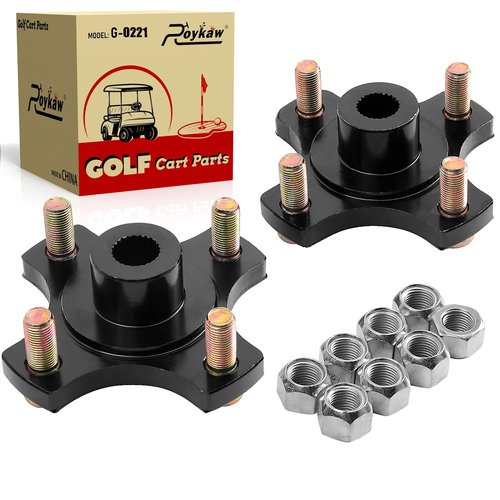Roykaw Rear Wheel Hub Flange Plate for EZGO RXV 2008-Up Gas and Electric Golf Cart Replaces OEM # 604112 615604 70968-G03