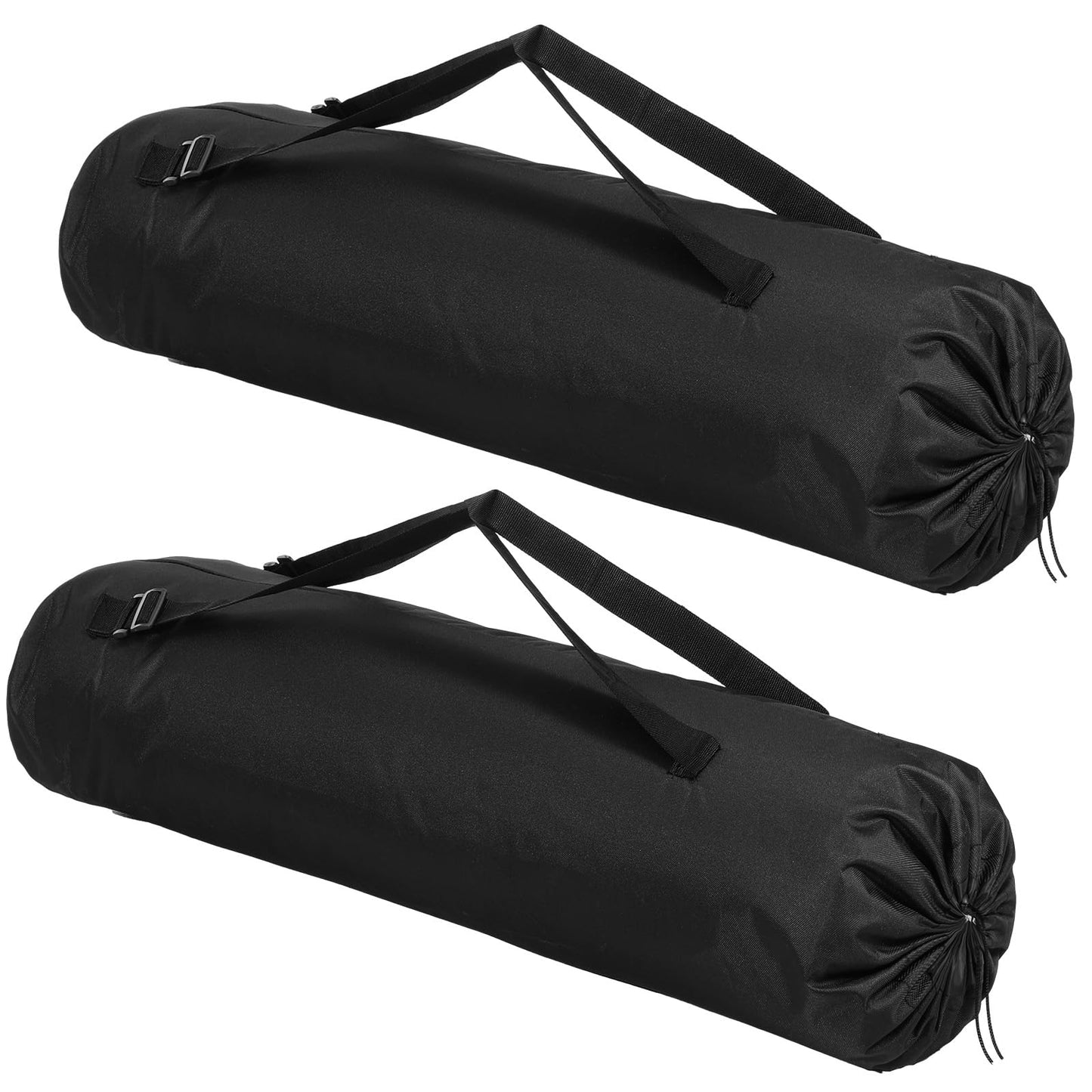 2 Pack 43.3×13.7 Inches Heavy Duty Camping Chair Replacement Bag Large Folding Chair Carry Bag with Adjustable Shoulder Strap Oxford Cloth Storage Tent Bag for Outdoor Camping Travel Sports (Black)
