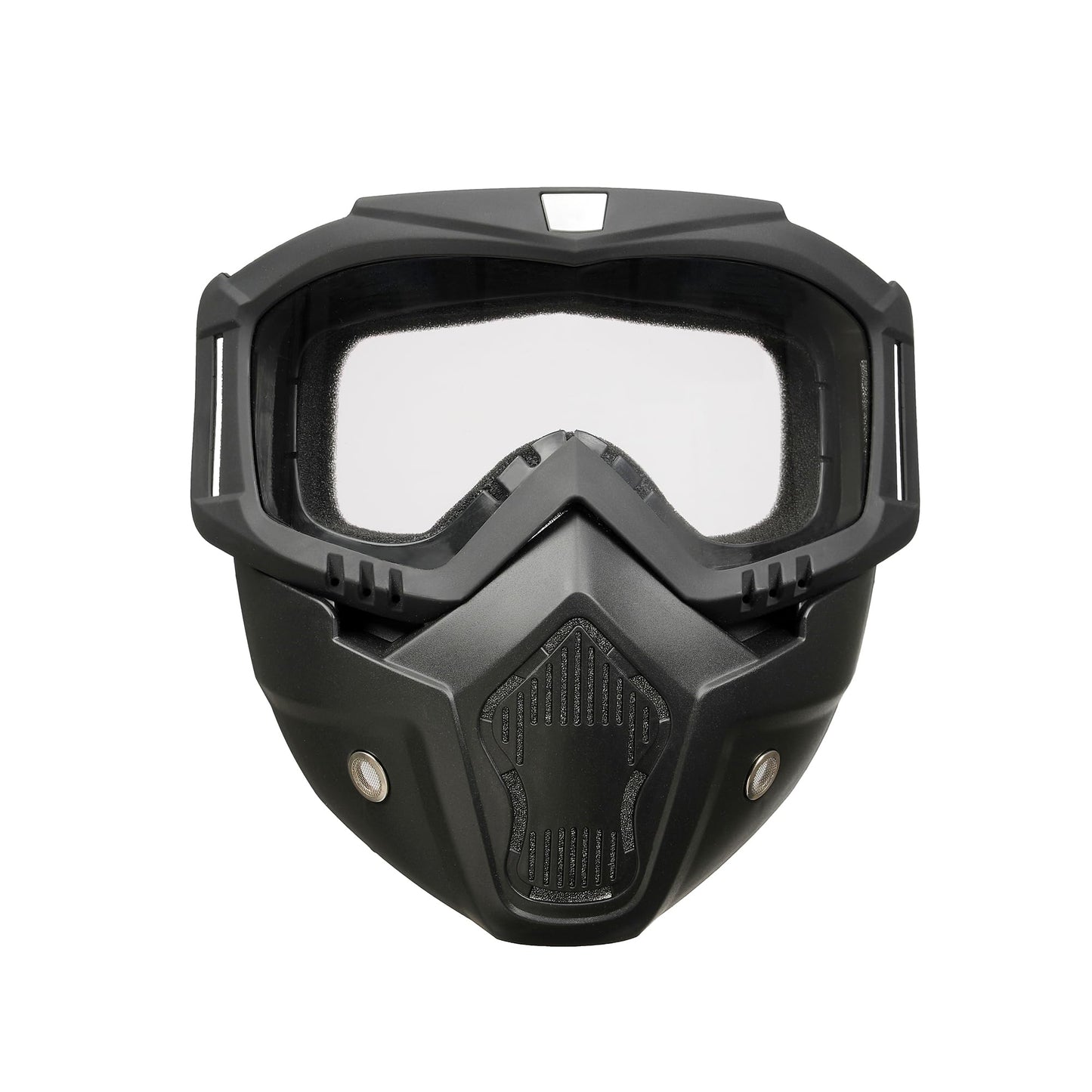 OQUQO 2 Pack Airsoft Mask Full Face, Tactical Mask, Motorcycle Helmet Goggles with Removable Face Mask for Men Women