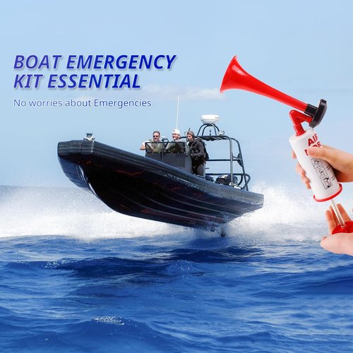 FARBIN Portable Air Horn - Loud Handheld Signal Horn for Safety | Ideal for Boating, Sports, Camping