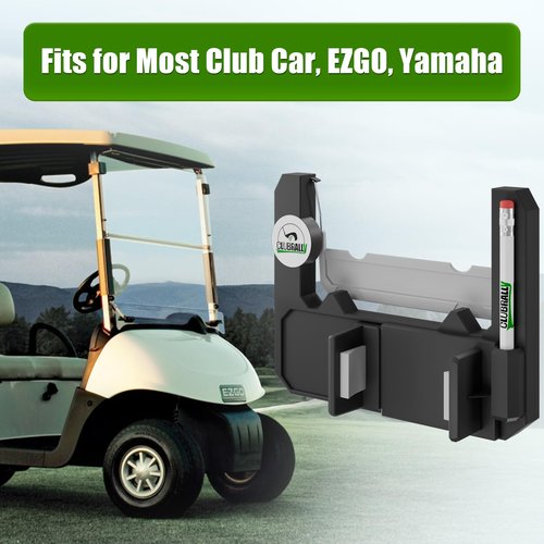 CLUBRALLY Golf Cart Accessories Steering Wheel Phone Mount for Club Car EZGO Yamaha