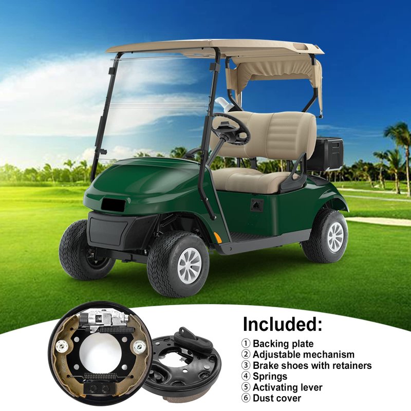 Roykaw Golf Cart Brake Cluster Assembly Compatible with EZGO TXT/RXV/Medalist 1996-up & Yamaha G14-G22 Models Replaces # 70998-G01/70998-G02, JN6-F7290-03-00/JN6-F7280-03-00 - Driver & Passenger Side