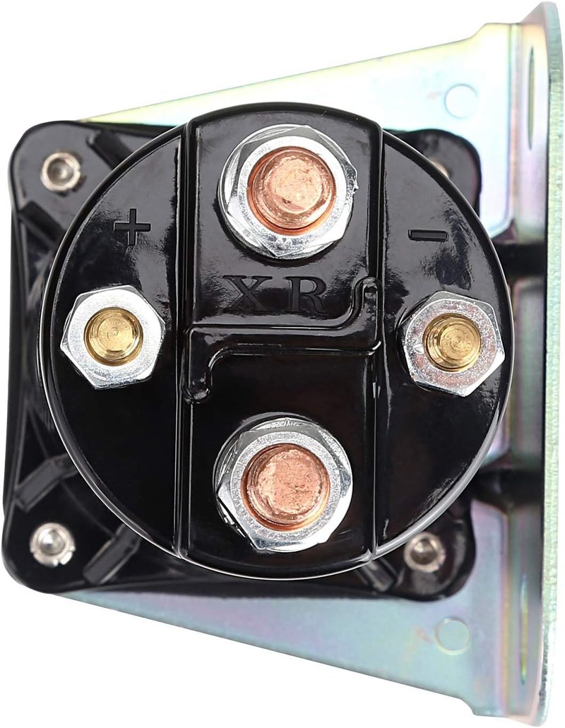 10L0L 24V Golf Cart Solenoid for EZGO Electric Golf Cart 1991-2008, 200A 4 Terminal, Replace OEM# 20468G3, 20468-G3, SLN1162, 72-501-42