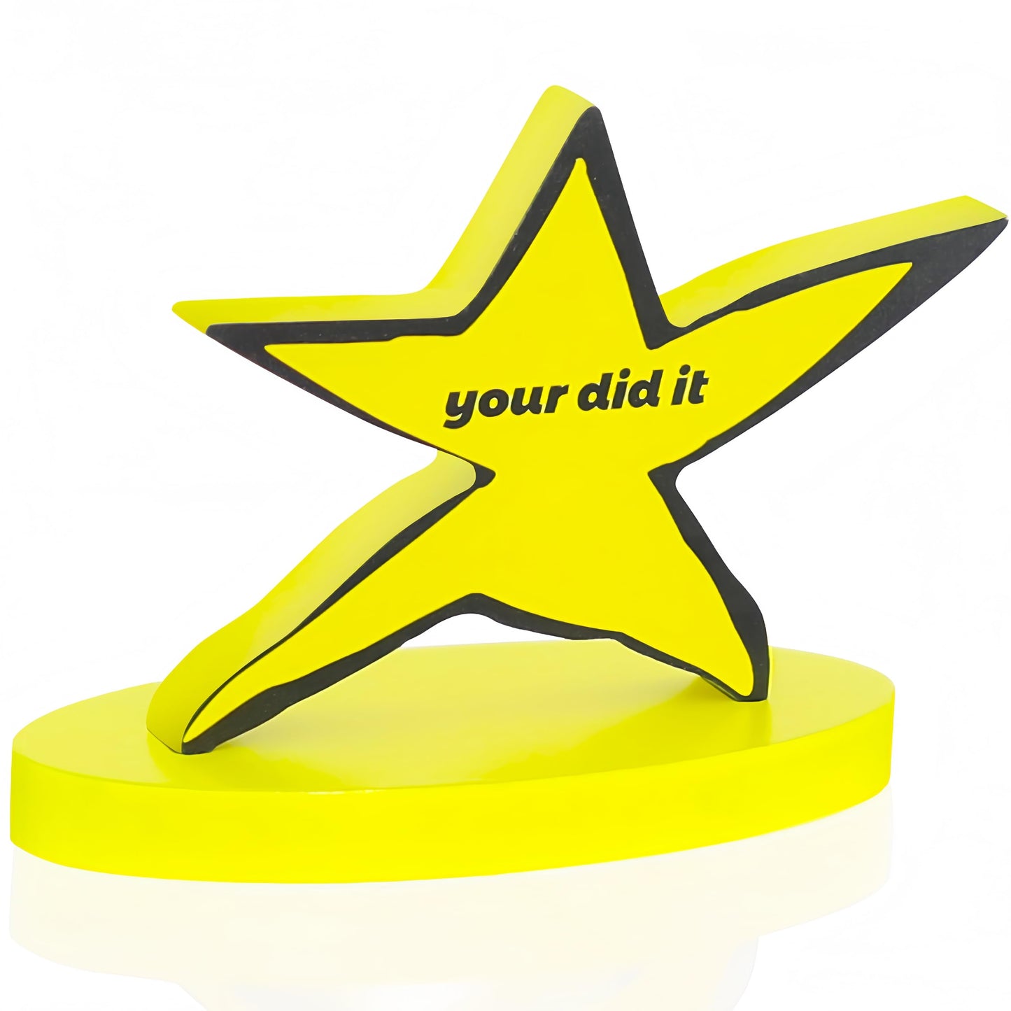 Funny Star Trophy Desk Decor with Humorous Your Did It Signs, White Elephant Gifts for Adults, Gag Graduation Gifts for Office Coworkers, Novelty Prank Christmas Gifts Stocking Stuffers for Men, Women