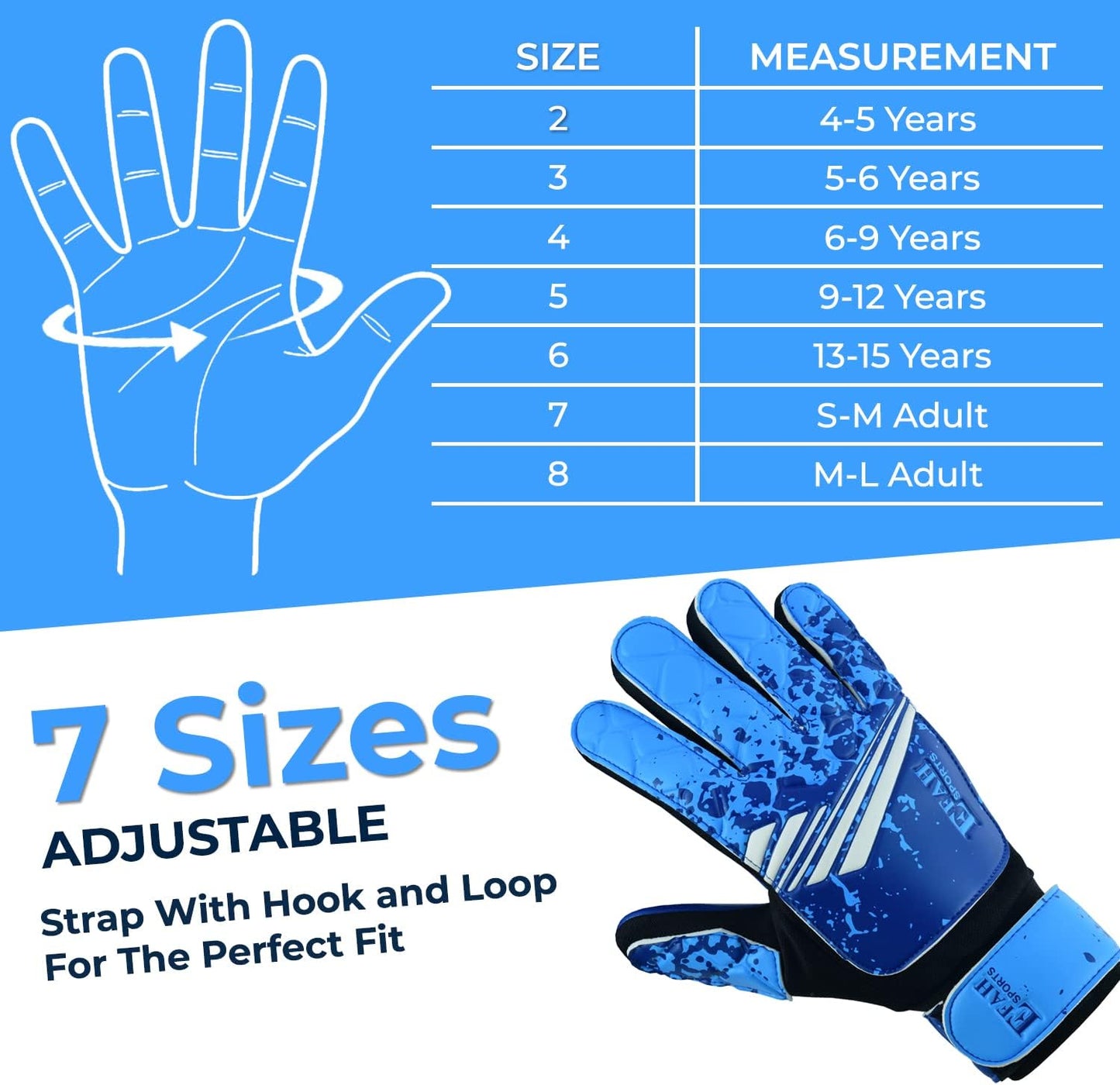 Regine Switzerland Soccer Goalkeeper Gloves - Youth Football Goalie Gloves with Strong Grip