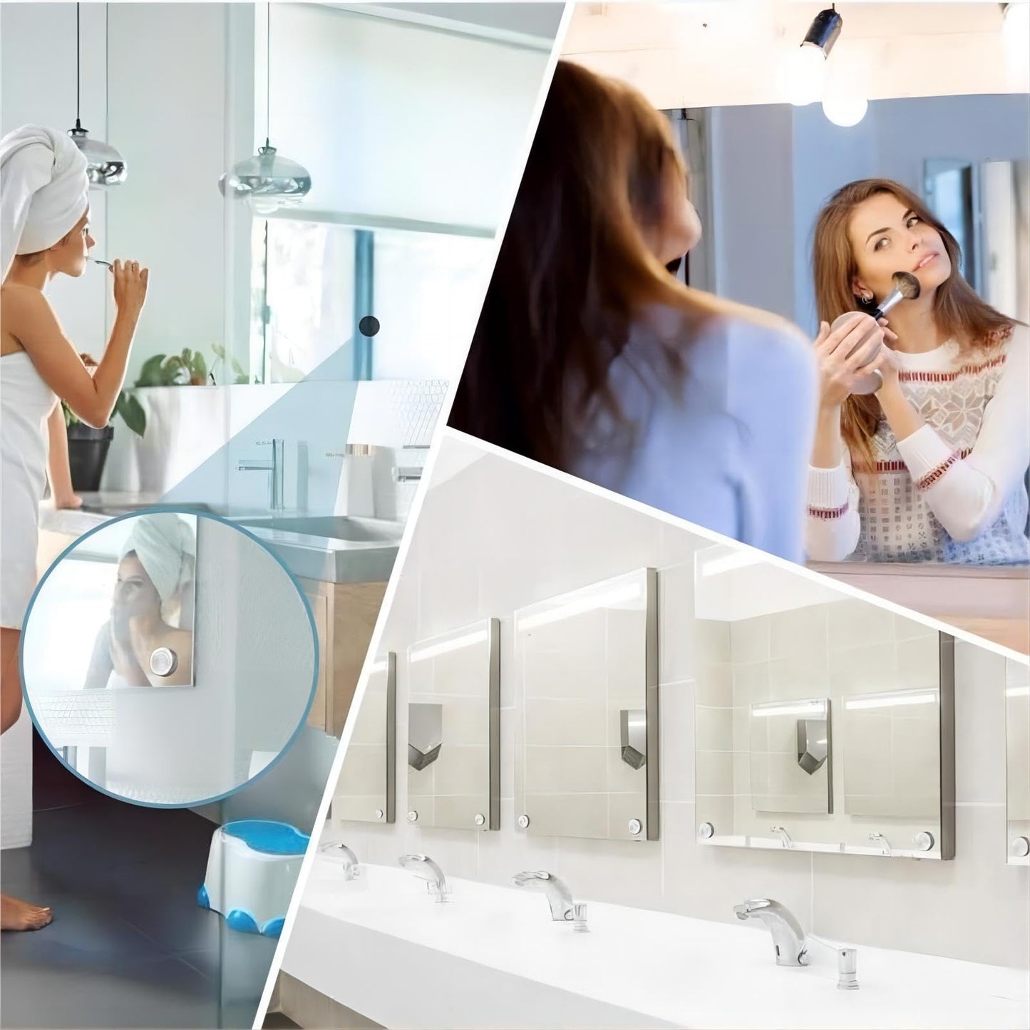 CKKAPTURE 20 Pieces Stainless Steel Screw Cover Cap - 16mm Mirror Nails for Furniture, Mirrors, Signage, and Advertising Hardware