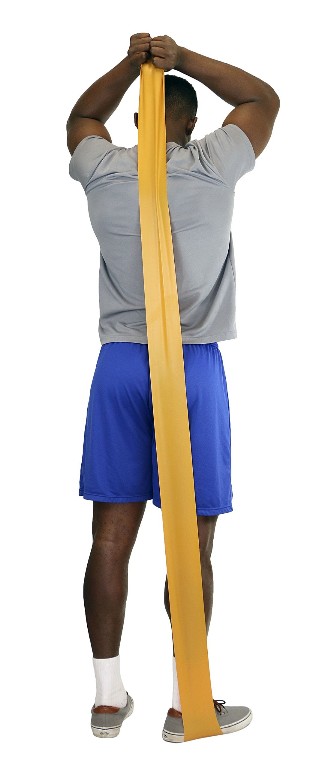 Cando 1211785 Low Powder Exercise Band Roll, 6 yd Length, Gold-XXX-Heavy