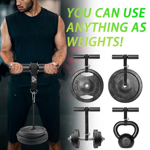Forearm Strengthener Roller with Loading Pin and Thick Foam Grip – Multi-Functional Wrist Roller & Arm Blaster for Forearm, Wrist, and Grip Strength Training