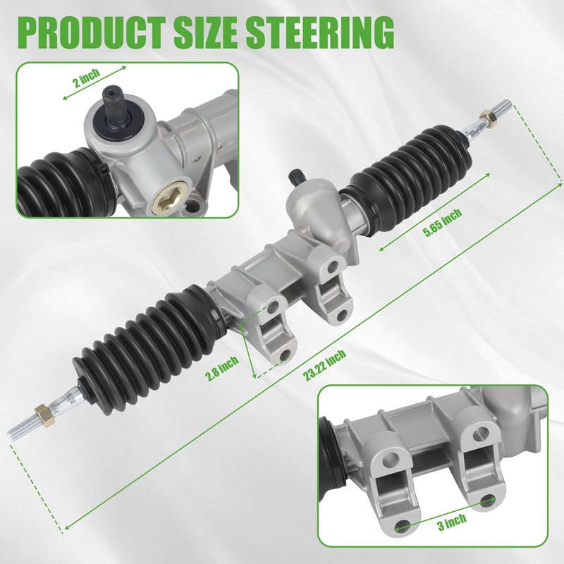 10L0L Golf Cart Steering Gear Box Assembly Fits for Yamaha G29 Drive Gas or Electric Golf Cart Replace Part OEM#JW1-F3400-00
