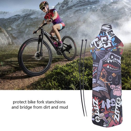 Mudguard Rear Guard, Mountain Fenders Mudguard, Plastic Cycling Rear/Saddle Mudguard Mud Guard for Road Mountain, 1 Pack