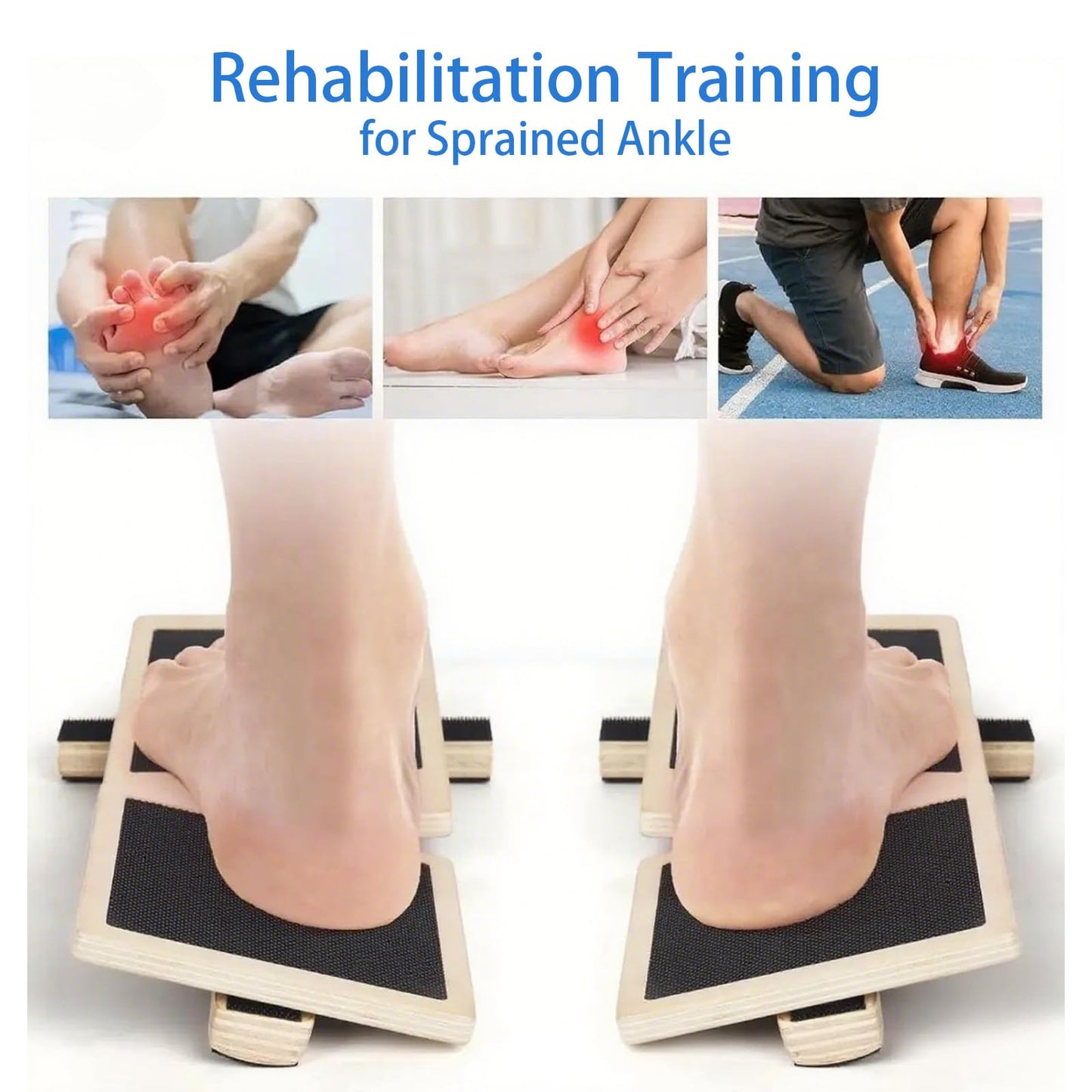 Ankle Strengthener，Ankle Balance Board，Foot Strengthener Trainer for Sprained Ankle，Balance Training，Home Gym Fitness Equipment