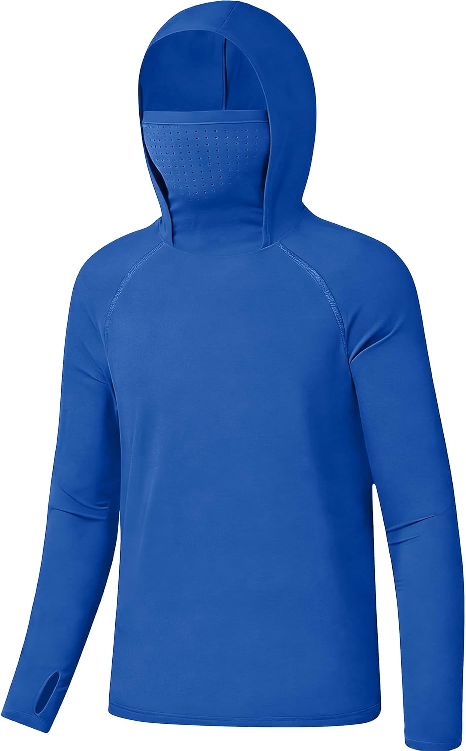 Skiennix Boys Hooded Fishing Shirt - UPF 50+ Long Sleeve Rash Guard Hoodie for Sun Protection