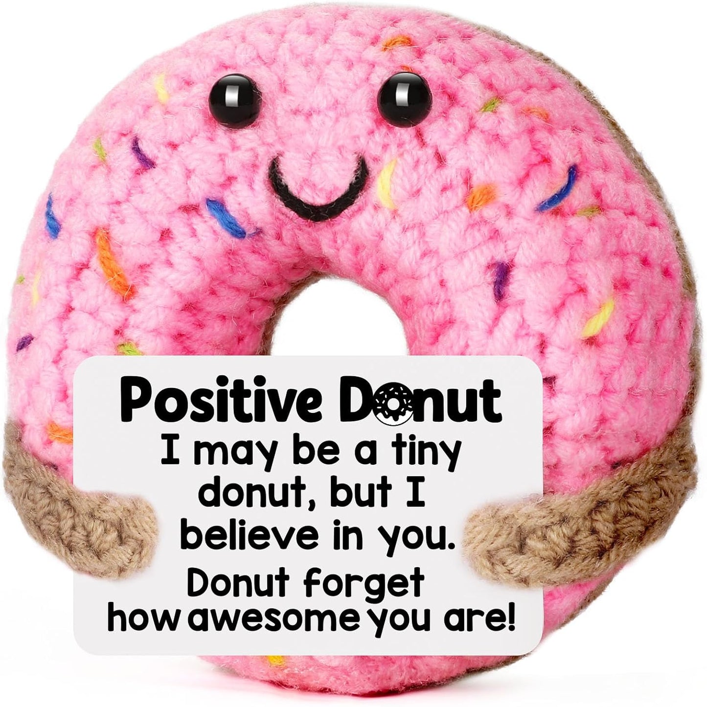 Skiennix Graduation Inspirational Gifts - Motivational Crochet Donut for Women | Perfect College Grad Gift