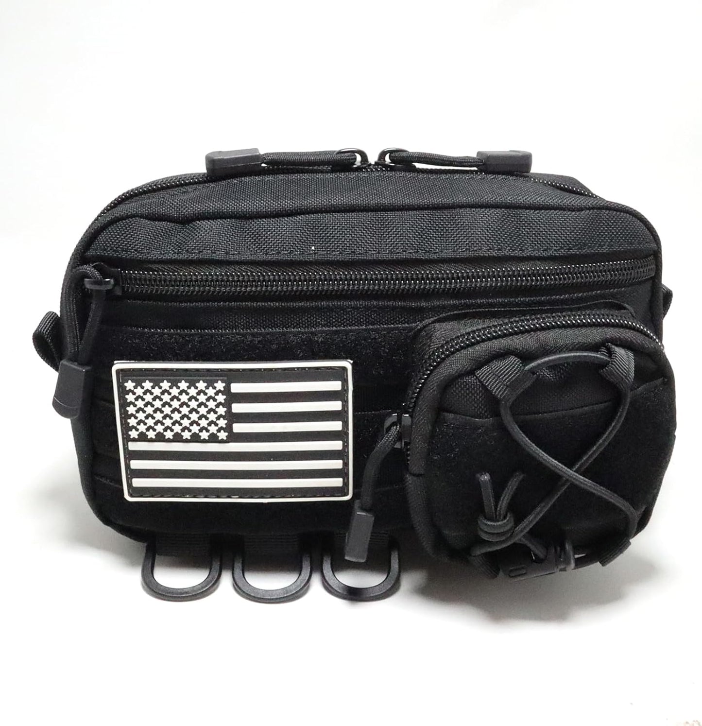 Skiennix Tactical Molle Utility Pouch - Compact EDC Tool Bag for Phones & Medical Supplies | Mini Waist Size
