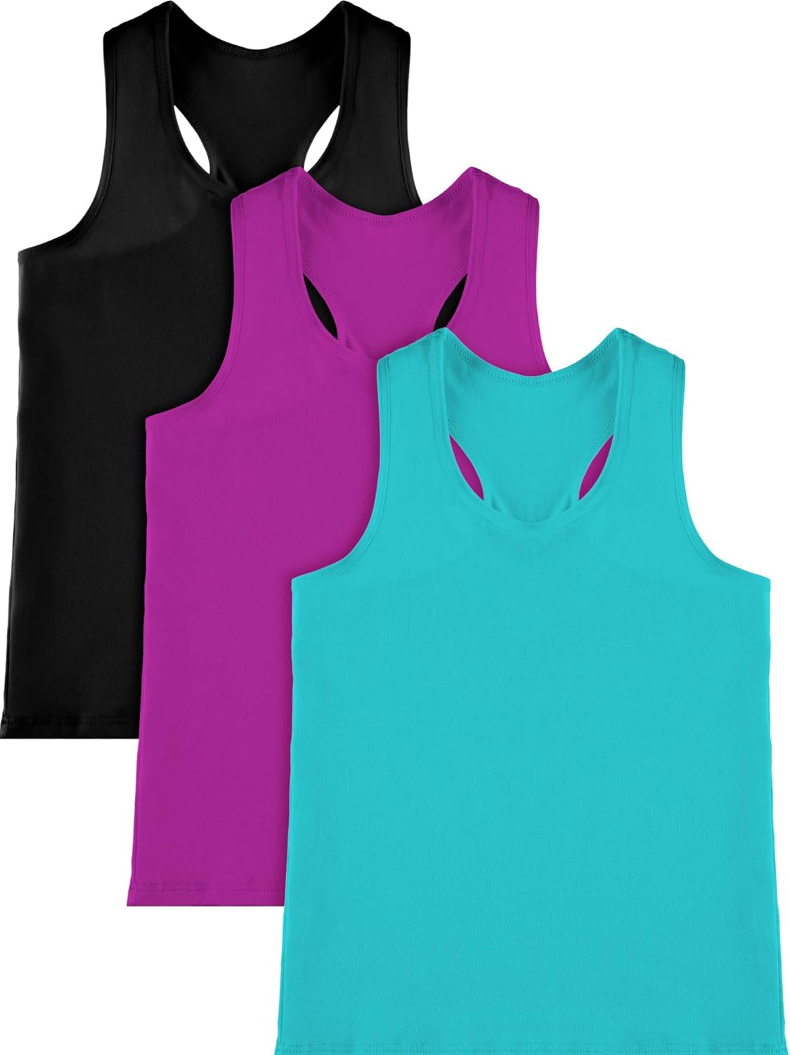 Boao Girls Dance Tank Top - Sleeveless Racerback Crop for Ballet & Gymnastics | Athletic Wear