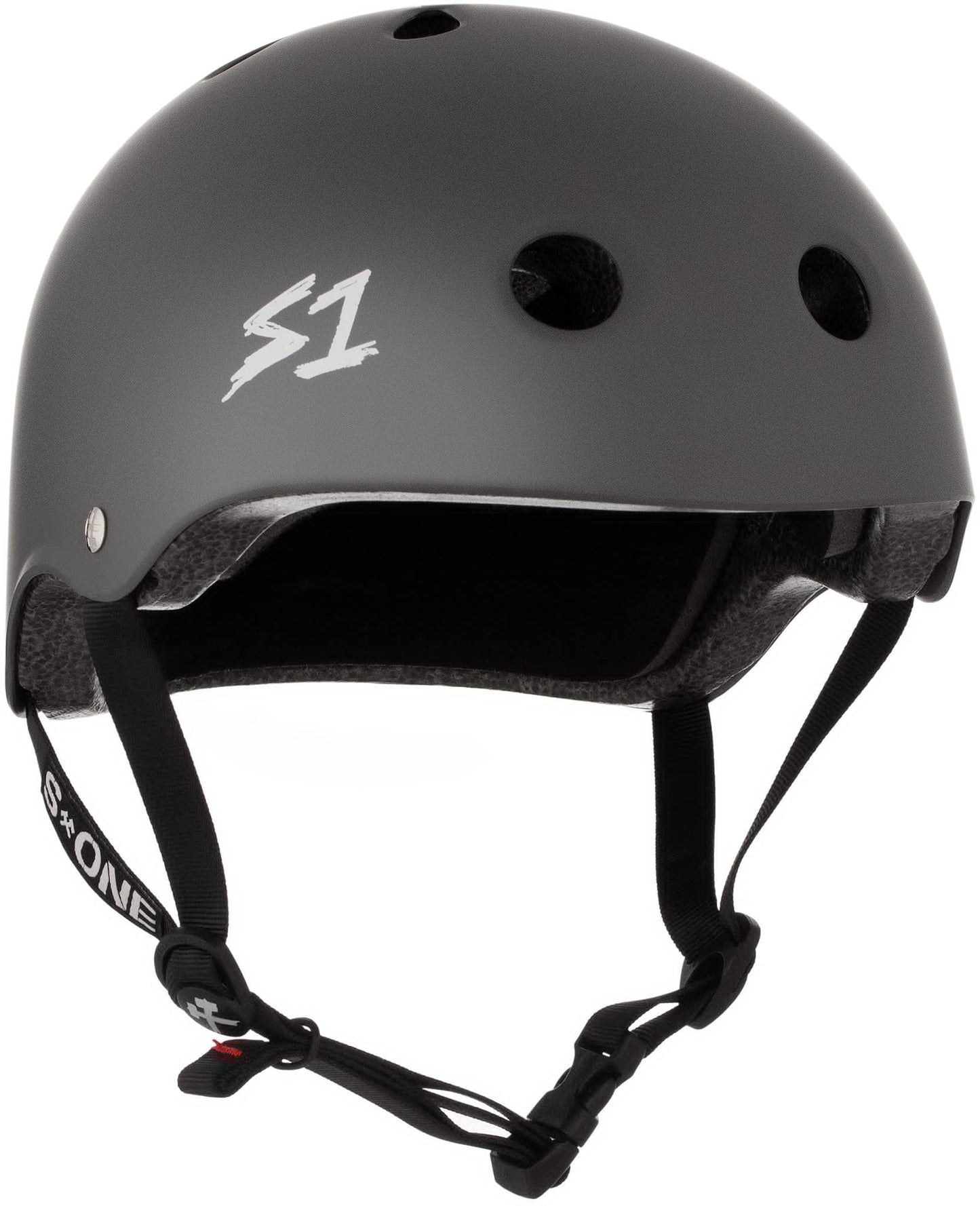 S1 Lifer Helmet for Skateboarding, BMX, and Roller Skating - EPS Fusion Foam, CPSC & ASTM Certified - Dark Grey Matte Medium (21.5")