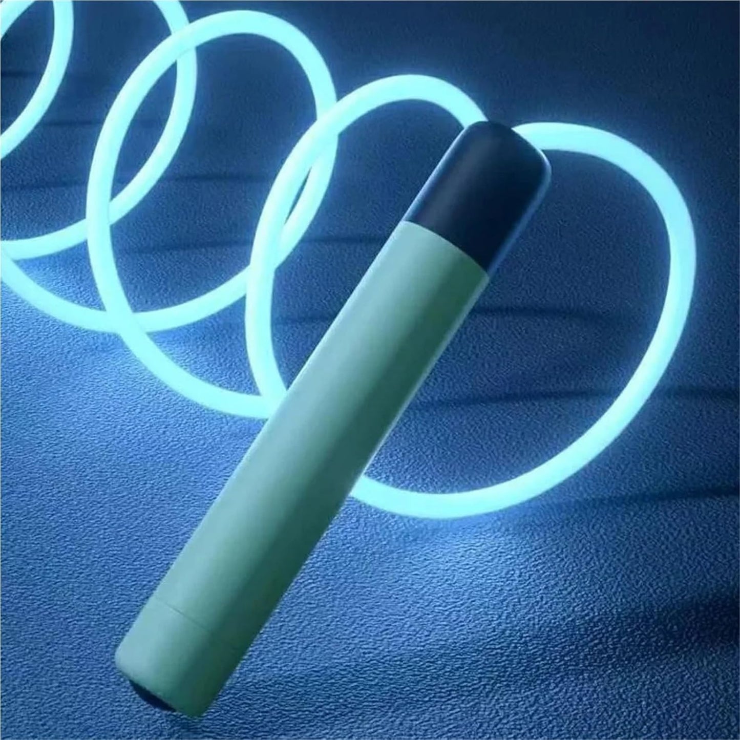 Skiennix LED Night Glow Jump Rope - Adjustable Skipping Rope for Adults | Portable Fitness Equipment