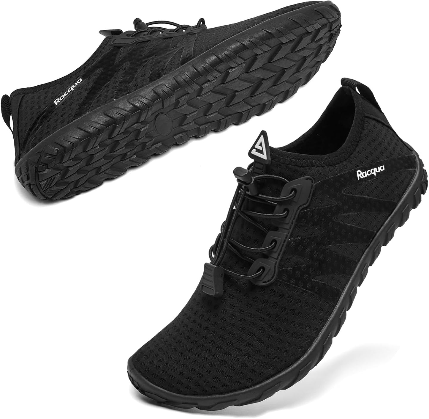 Racqua Water Shoes - Quick-Dry Barefoot Swim Shoes for Men & Women | Lightweight Aqua Footwear
