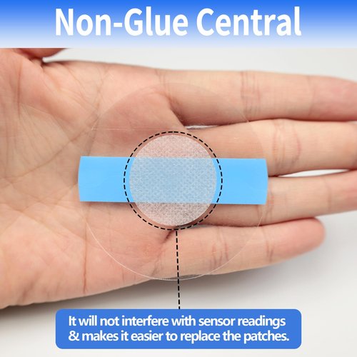 funpatch 100Pack Freestyle Sensor Covers for Libre 3 Plus, Waterproof Libre 3 Plus Sensor Covers CGM Tape Transparent Full Cover Patch Hypoallergenic Latex-Free Long Stay for 15 Days