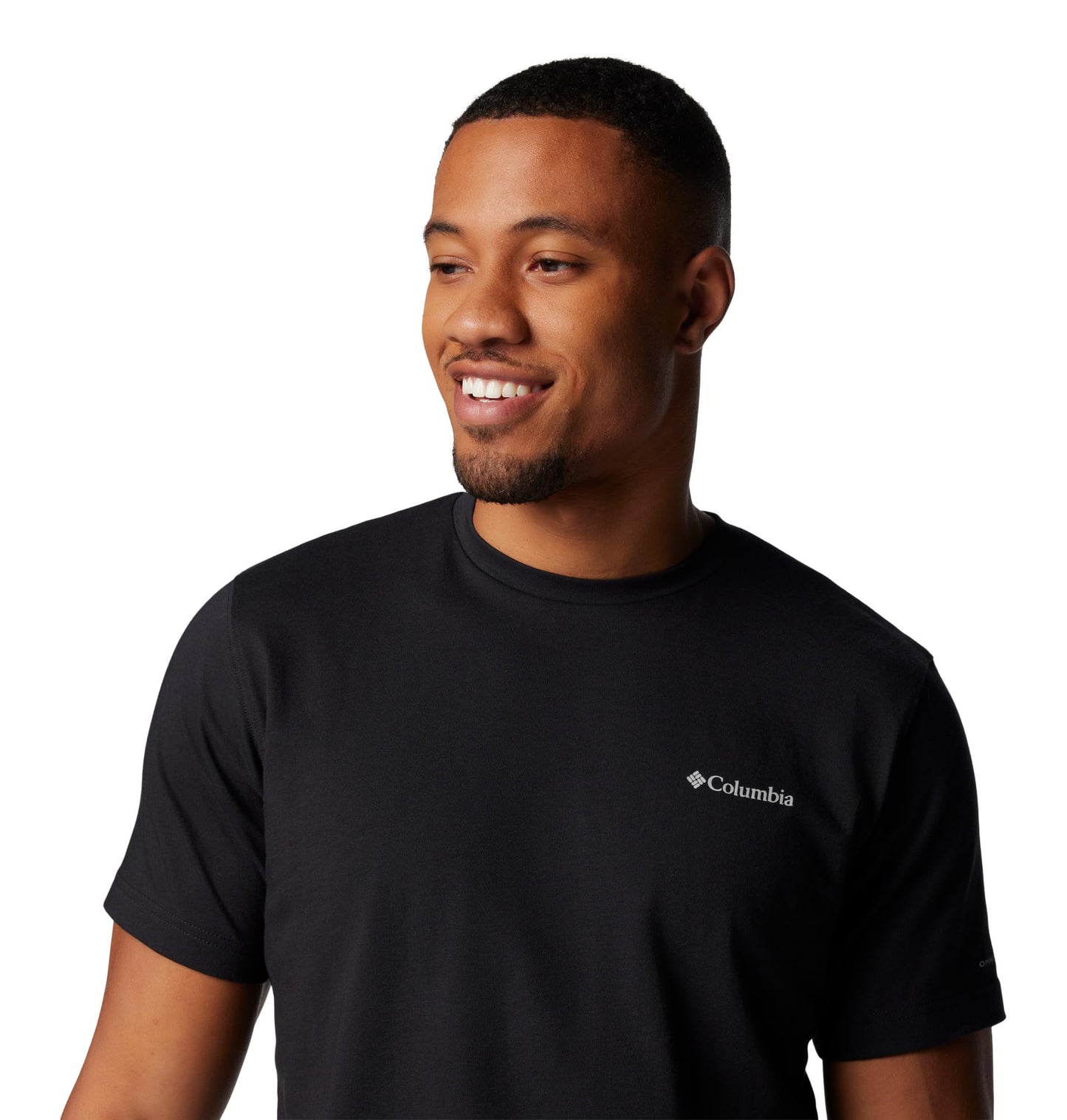 Columbia Men's Thistletown Hills Graphic Short Sleeve, City Grey Heather/Hikers Graphic, Large Tall