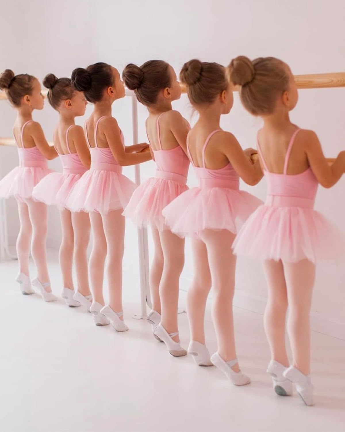 Stelle Ultra Soft Pro Dance Tights | Ballet Footed Tights for Girls - Toddler to Big Kid Sizes