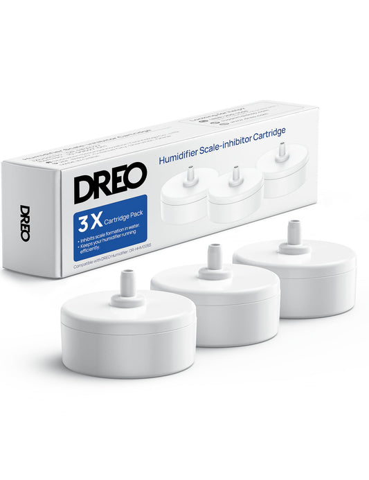 Dreo Demineralization Cartridge 3-Pack for Humidifiers HM735S, Prevent Mineral Build-up, Hard water demineralization