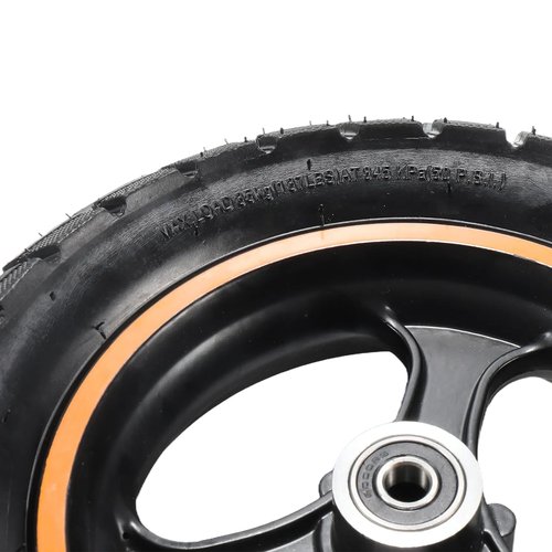 80/65-6 Scooter Tire,Front tires Wheel Aluminium hub, 10 Inch Replacement Thickened Pneumatic Tyres for Electric Scooter 255x80 10x3.0 scooter inner tubes(off road)