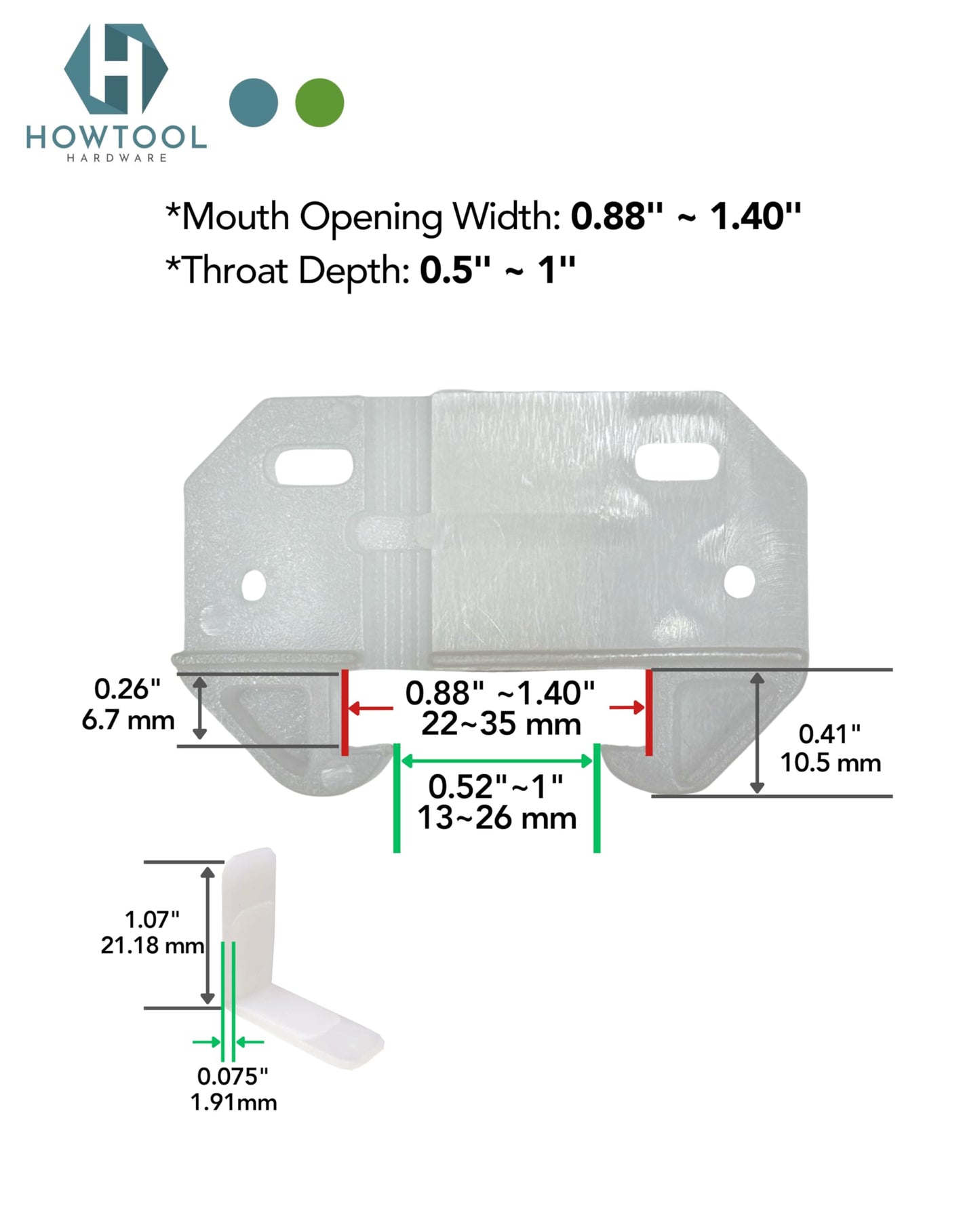 Adjustable Drawer Guides L Angle White Drawer Track Guides with Screws 6 Pairs 12 Pcs Drawer Rail Support Furniture Repair Replacement for Dressers Cabinets Wood Drawers HOWTOOL