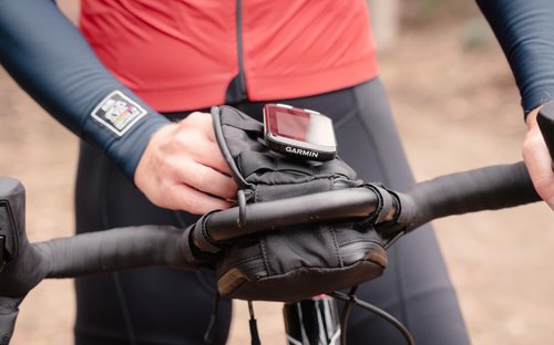REDSHIFT Bike Computer Mount for Kitchen Sink and Top Shelf Handlebar Bags - Compatible with Wahoo GPS Bike Computers