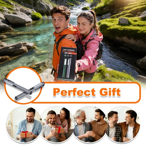 CHICES 2PACK Pen Light Rechargeable Flashlight - COB Small Portable 6 Modes LED Waterproof,Pocket Clip for Home,Car,Emergencies, Inspection,Working,Repair