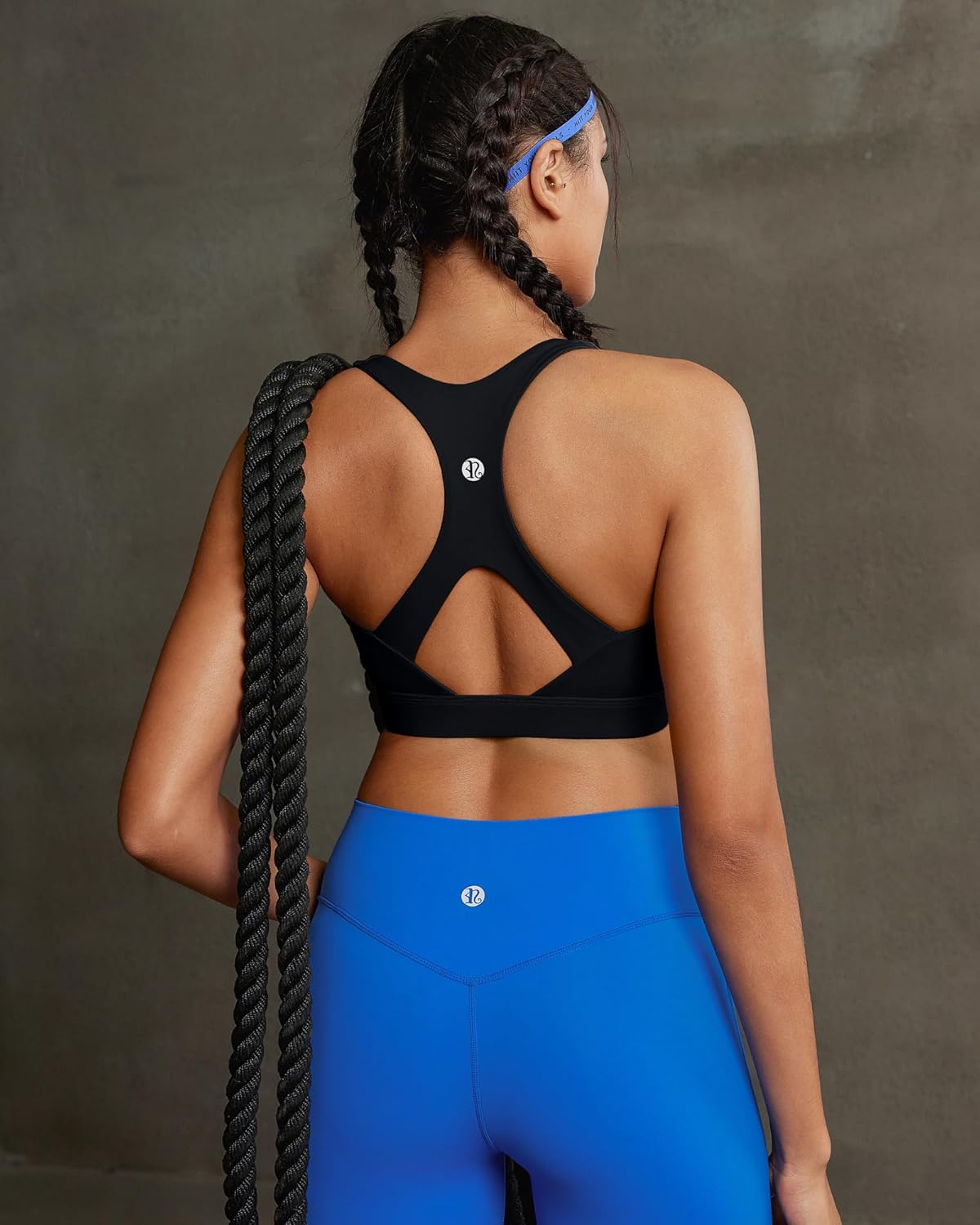 RUNNING GIRL Sports Bra - High Support Adjustable Straps with Molded Cups & Sewn-in Pads | Perfect for Active Women