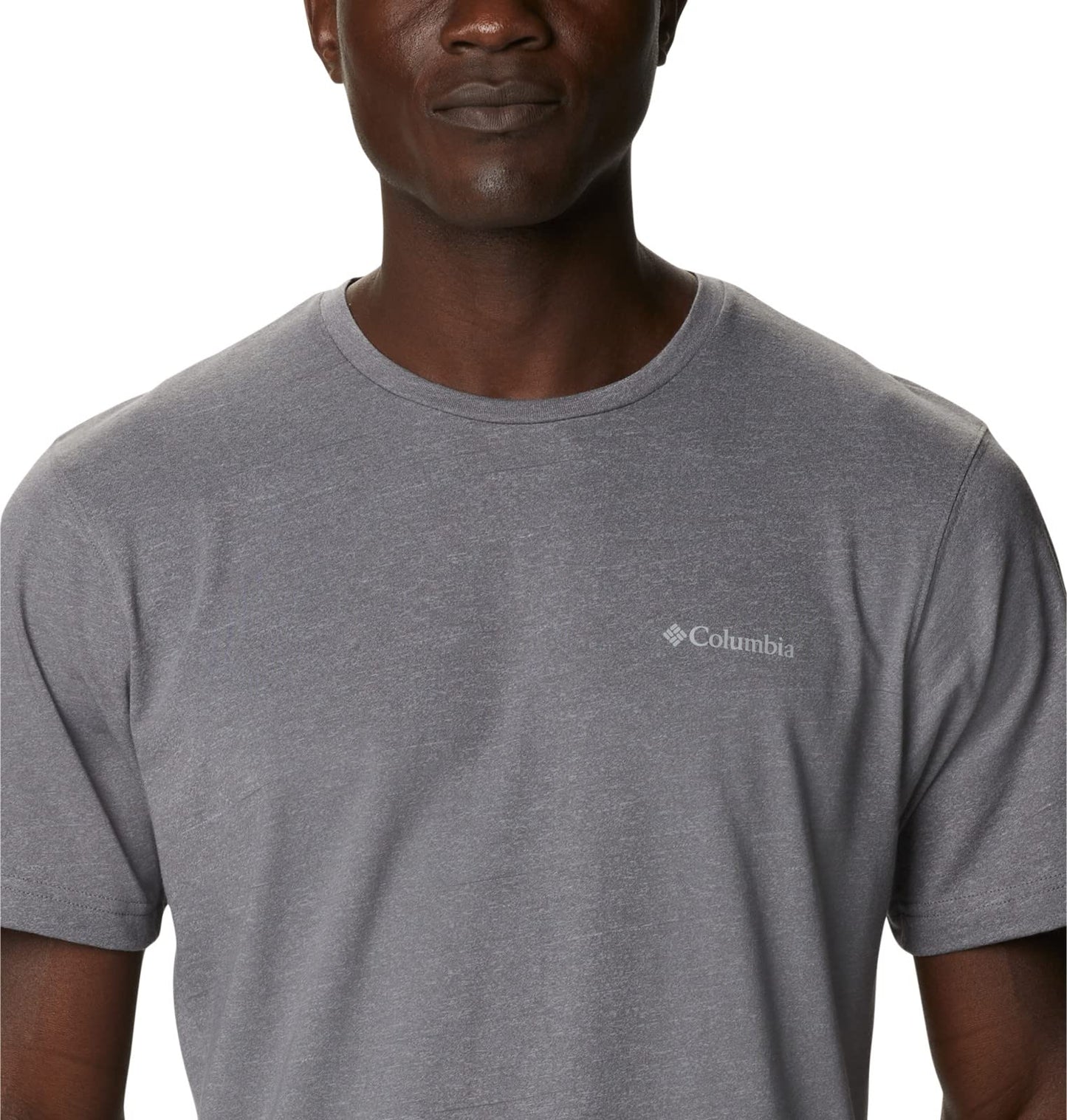 Columbia Mens Thistletown Hills Short Sleeve T-Shirt, City Grey Heather, 2X