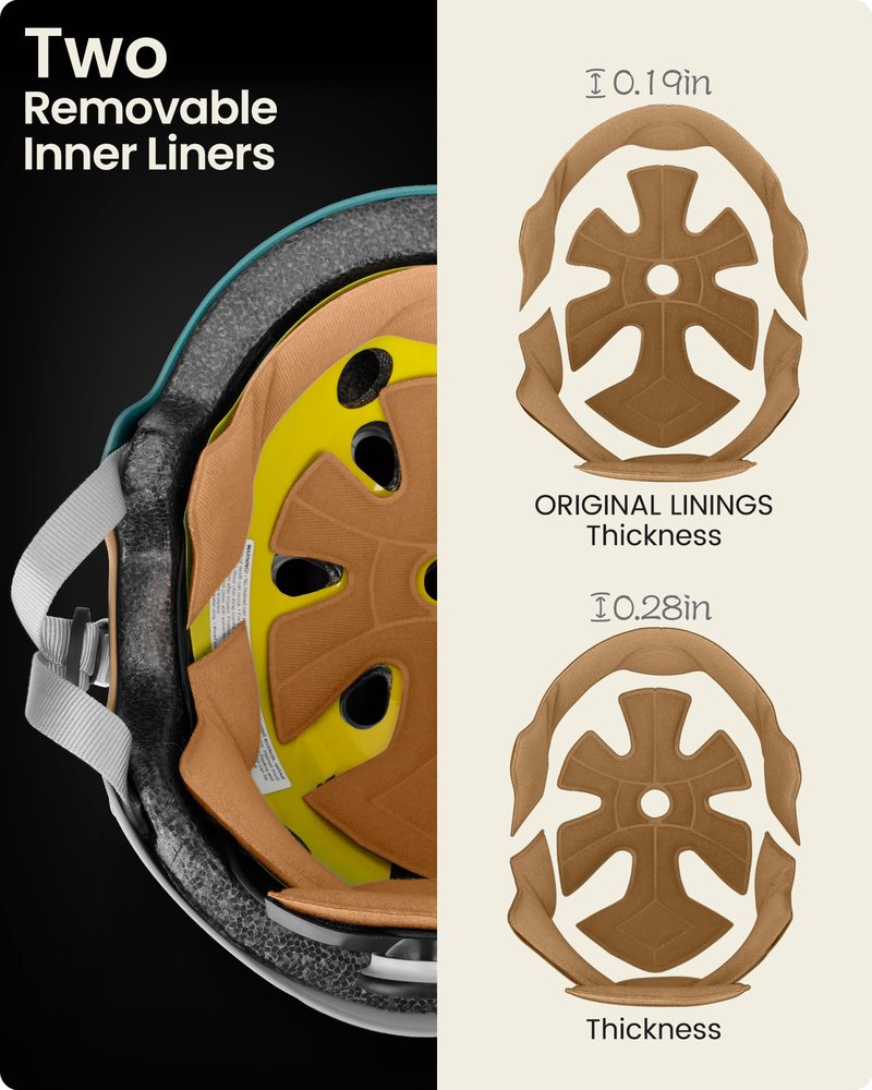 OutdoorMaster MIPS Skateboard Helmet - Two Removable Liners Ventilation Multi-Sport Scooter Roller Skate Inline Skating for Kids, Youth & Adults