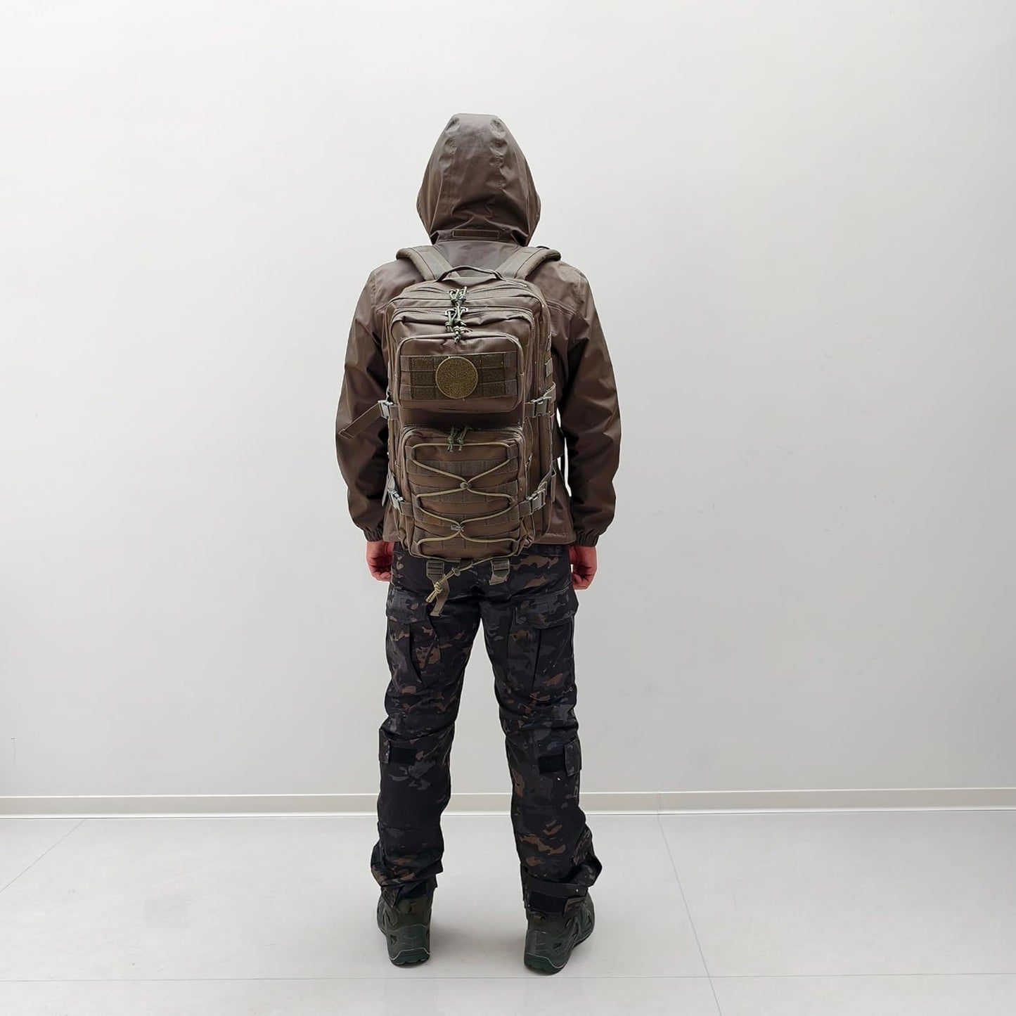 Skiennix Military Tactical Backpack - 3-Day Assault Pack | Molle Bug Out Bag - Black, 38L Capacity