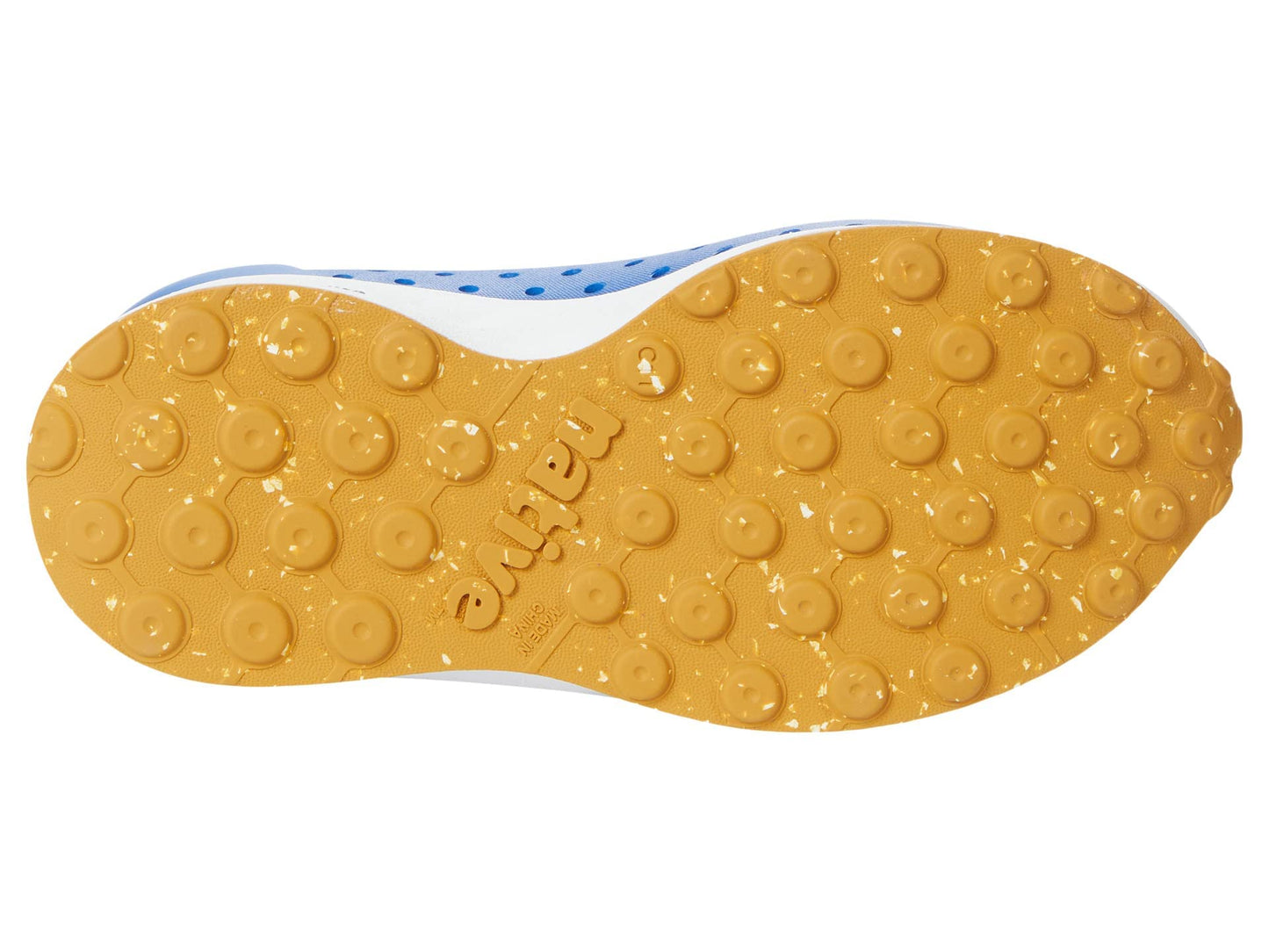 Native Shoes Robbie (Toddler) Victoria Blue/Shell White/Mash Speckle Rubber 10 Toddler M