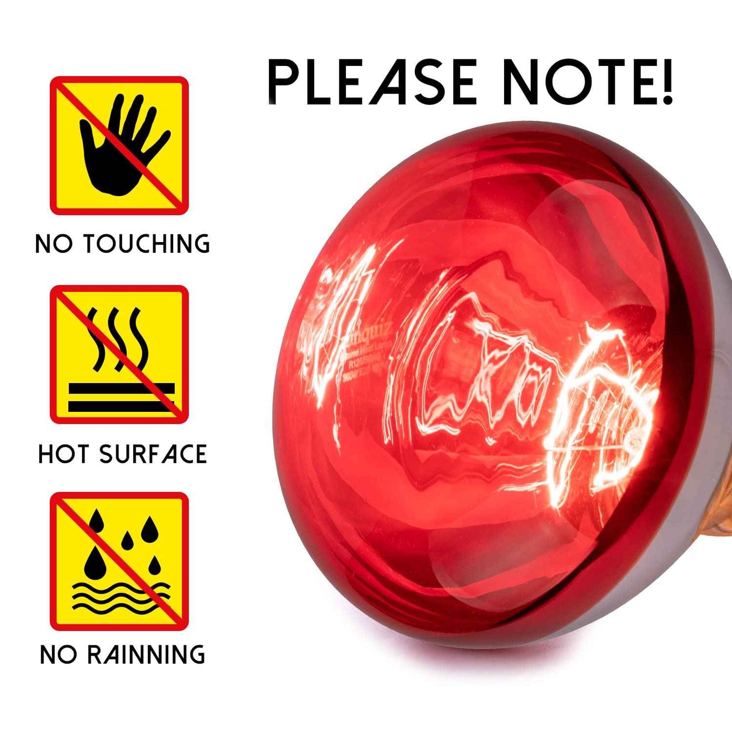 Wesome Lighting 250 Watt Heat Lamp Bulbs for Chicks, R40 Brooder Heat Lamp for Chickens, Infrared Reflector Heat Bulbs for Brooder Heater, Incandescent Spotlight for Pet, Bathroom, Food (2 Pack)