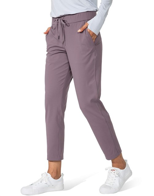 G Gradual Women's 7/8 Stretch Ankle Sweatpants - Deep Pockets for Golf, Athletic, Lounge & Travel