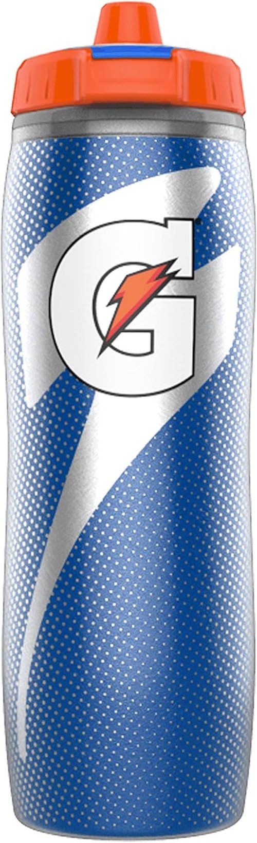 Gatorade Insulated 30oz Squeeze Bottle - Durable Design in Blue and Black for Hydration On-the-Go