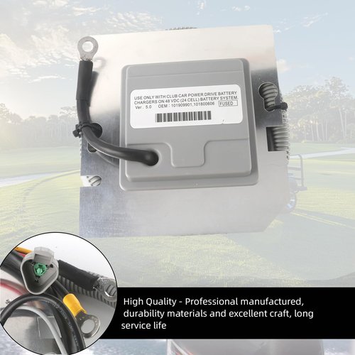 HLBTK 101909901 Golf Cart on Board Computer 48V OBC Drive Power Fit for Club Car DS Models 1998 1999 2000 2001 2002 2003 2004 3 Pin Plug