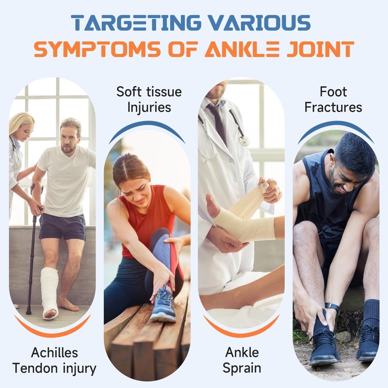 Short Walking Boot Fracture Boot Air Walker Boot for Orthopaedic Boot for Sprained Ankle, Walker Brace for Broken Foot Achilles Tendon Injury (Medium)