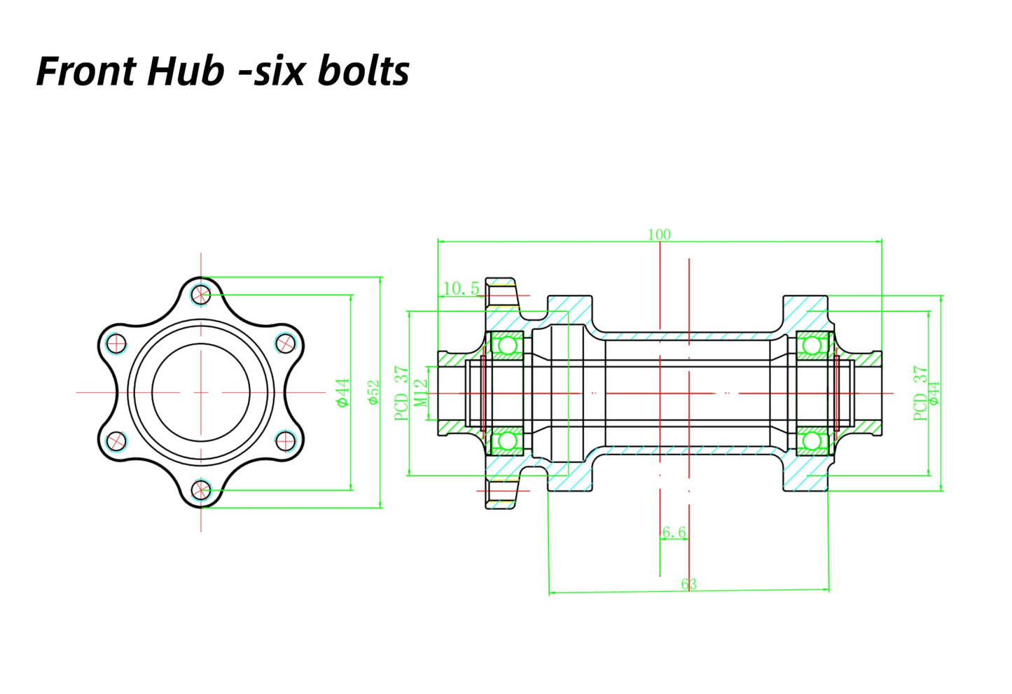 rningo Road Bike Hubs Straight Pull 24 Holes Ultralight Road Bike Disc Brake Hubset, Support Quick Release/Thru Alxe Convert HG Freehub for 8/9/10/11/12 Speed (Six Bolts)